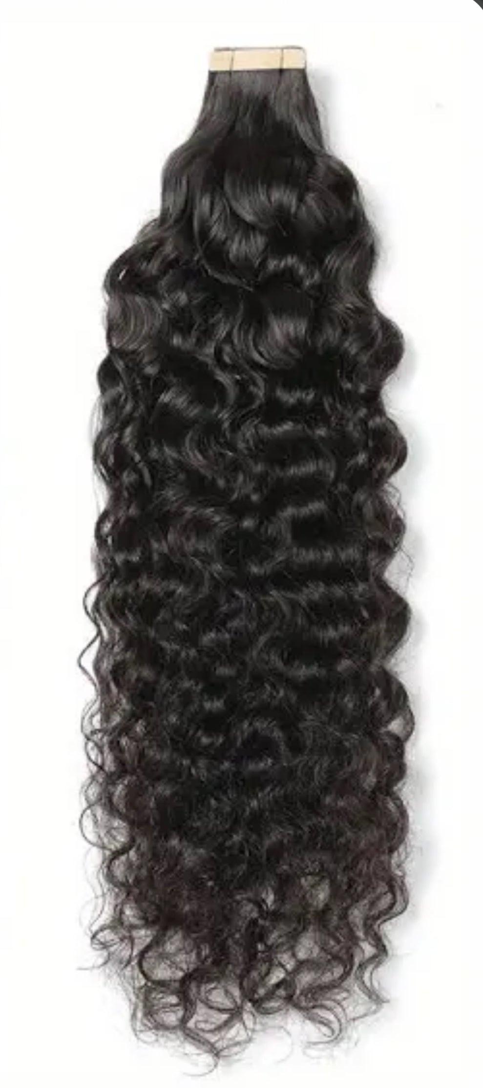 Raw Burmese Curly Tape-ins - tressed collection