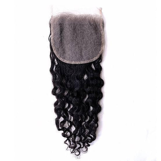 Raw Burmese Curly HD Closure - tressed collection