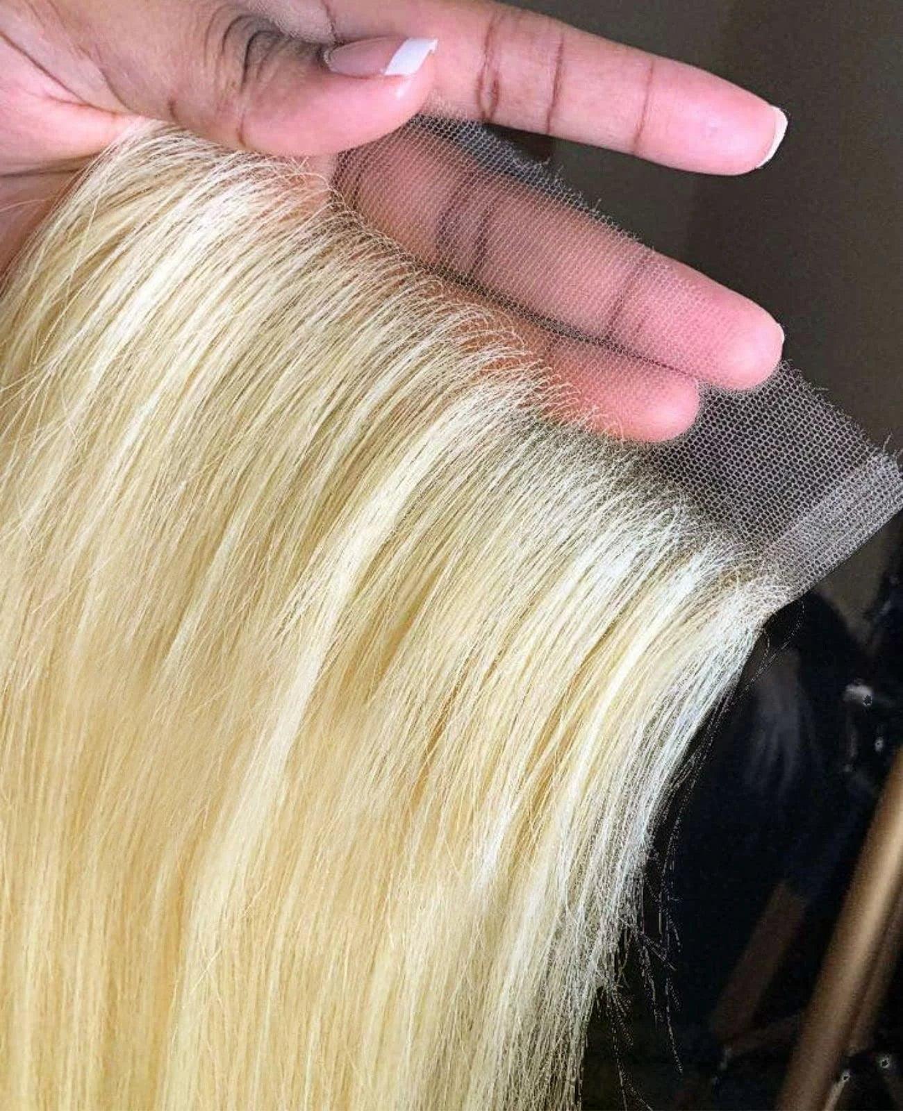 Raw Blonde Straight HD Closure - tressed collection